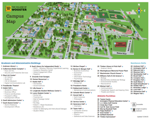 College of Wooster Campus Map