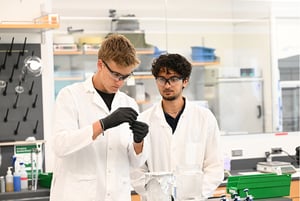 Students in lab