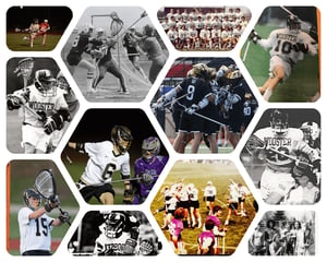 A college of photos from the history of Wooster men's lacrosse